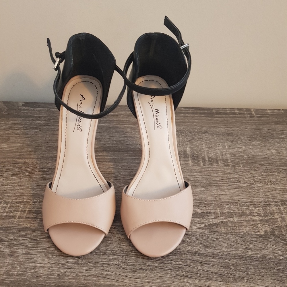 Anne Michalle Heels Sandals black/beige